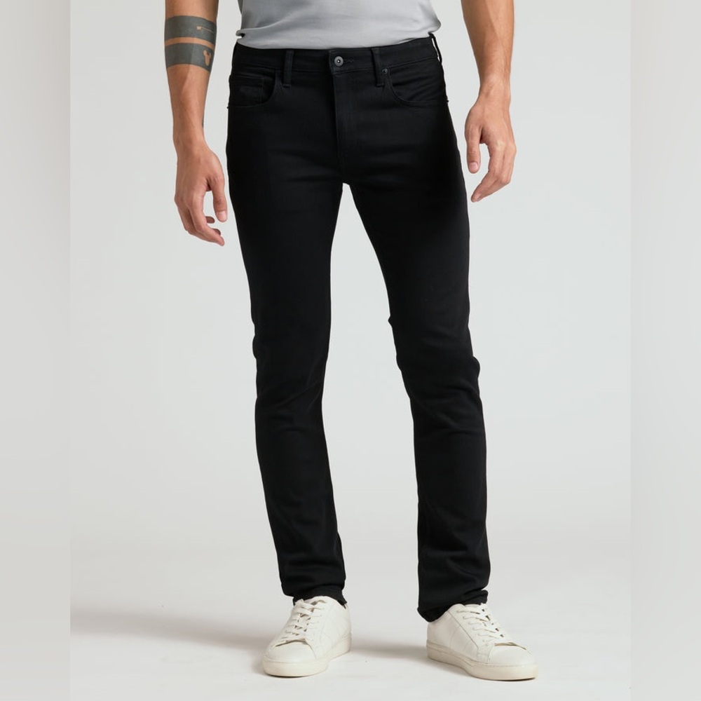 True classic Straight High-Stretch Jeans‎ black 36X32 New With Tags